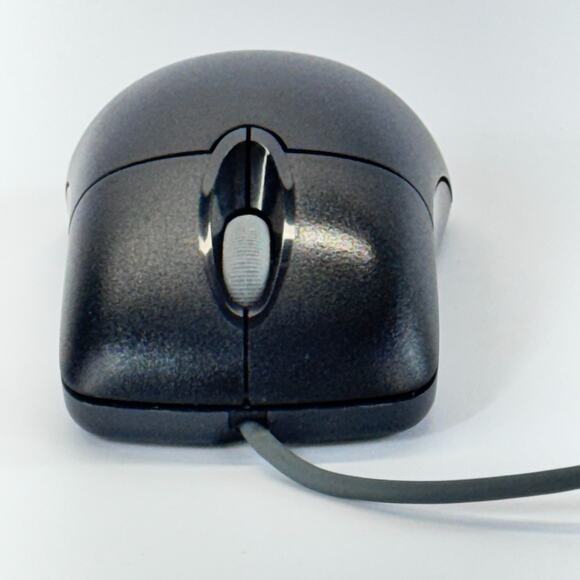 Microsoft Wheel Mouse Optical USB PS/2 Compatible Corded Black X802382 1.1A - Picture 7 of 9